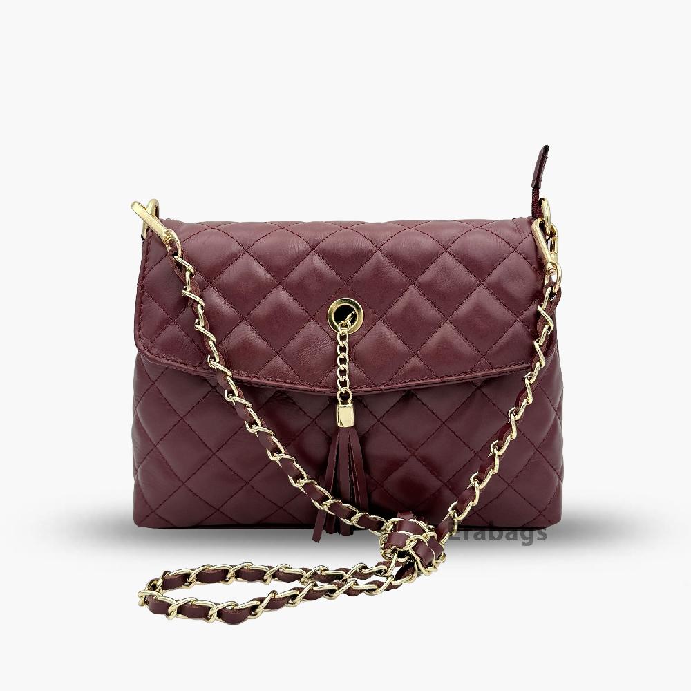 Messenger Bag in Genuine Leather Made in Italy EB10037