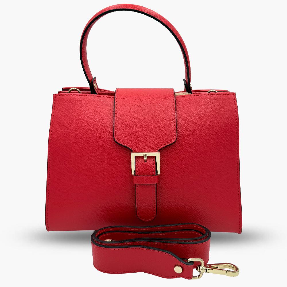 Handbag in Genuine Leather Made in Italy EB10038