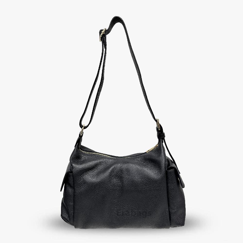 Messenger Bag van echt leer gemaakt in Italië EB10039