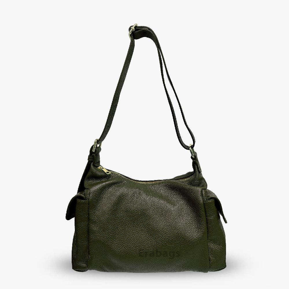 Messenger Bag van echt leer gemaakt in Italië EB10039