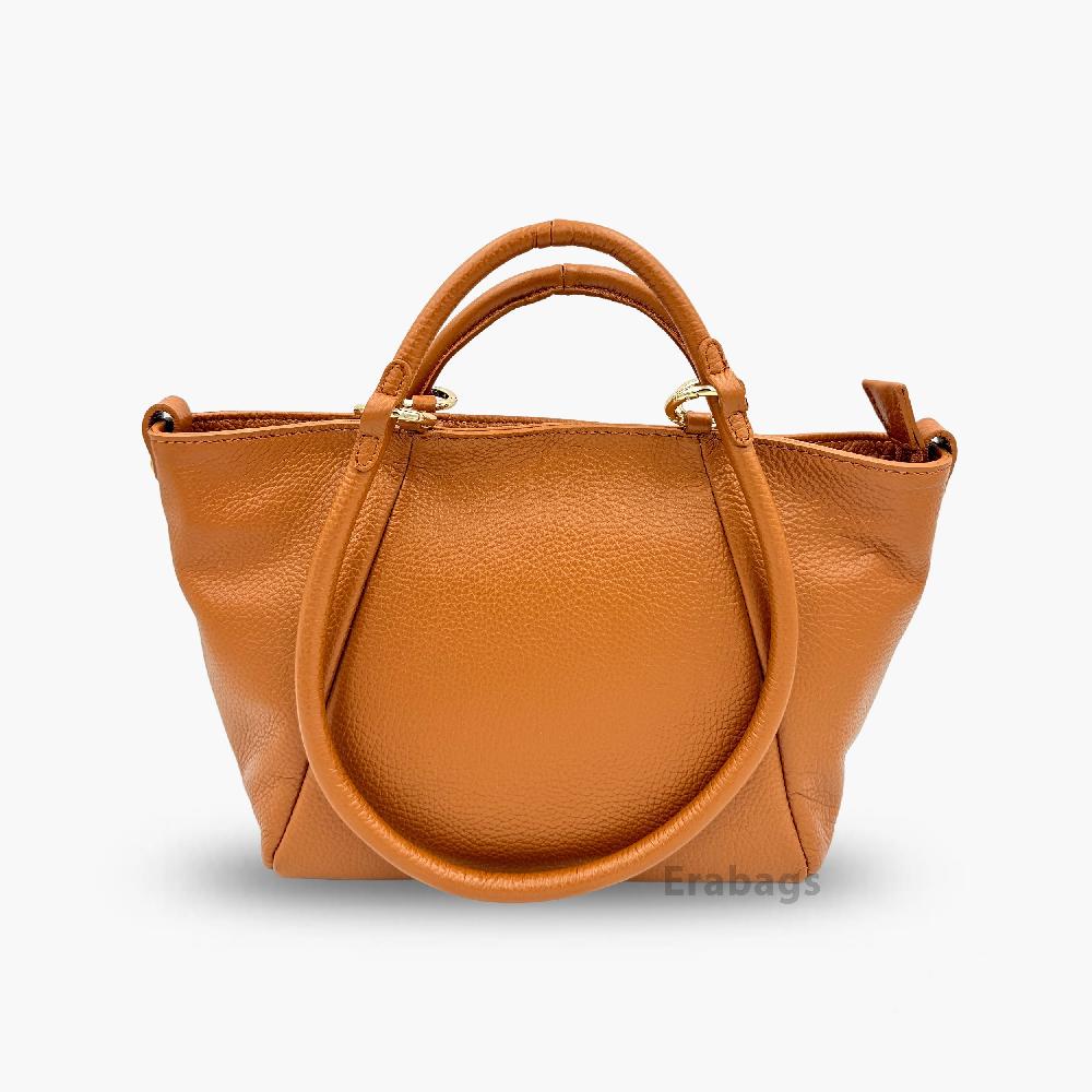 Shoulder bag and Handbag multi-use in Genuine Leather Made in Italy EB10040