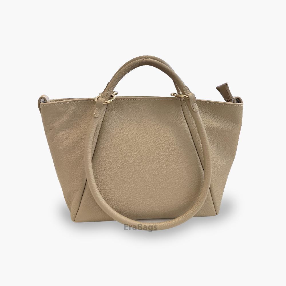 Bolso de hombro y Bolso multiusos en Piel Genuina Made in Italy EB10040