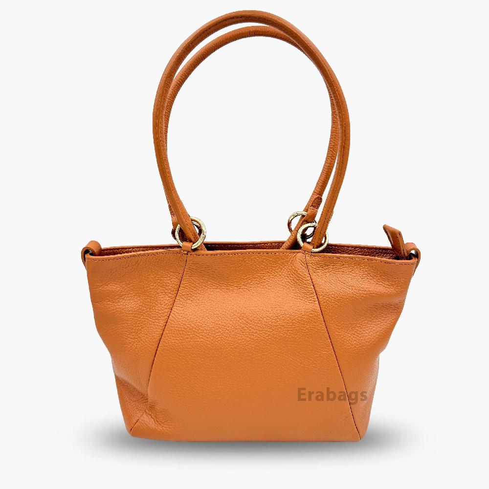 Shoulder bag and Handbag multi-use in Genuine Leather Made in Italy EB10040