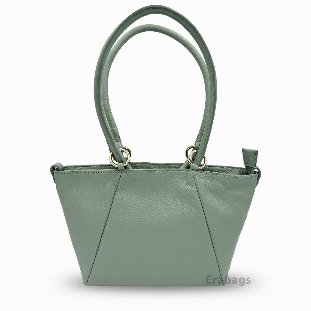 Shoulder bag and Handbag multi-use in Genuine Leather Made in Italy EB10040