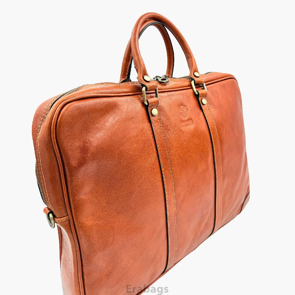 Man Big WorkBag in Genuine Leather Made in Italy EB10041
