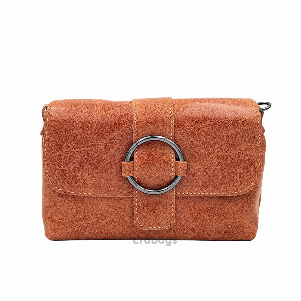Bolso Messenger en Piel Genuina Made in Italy EB10043