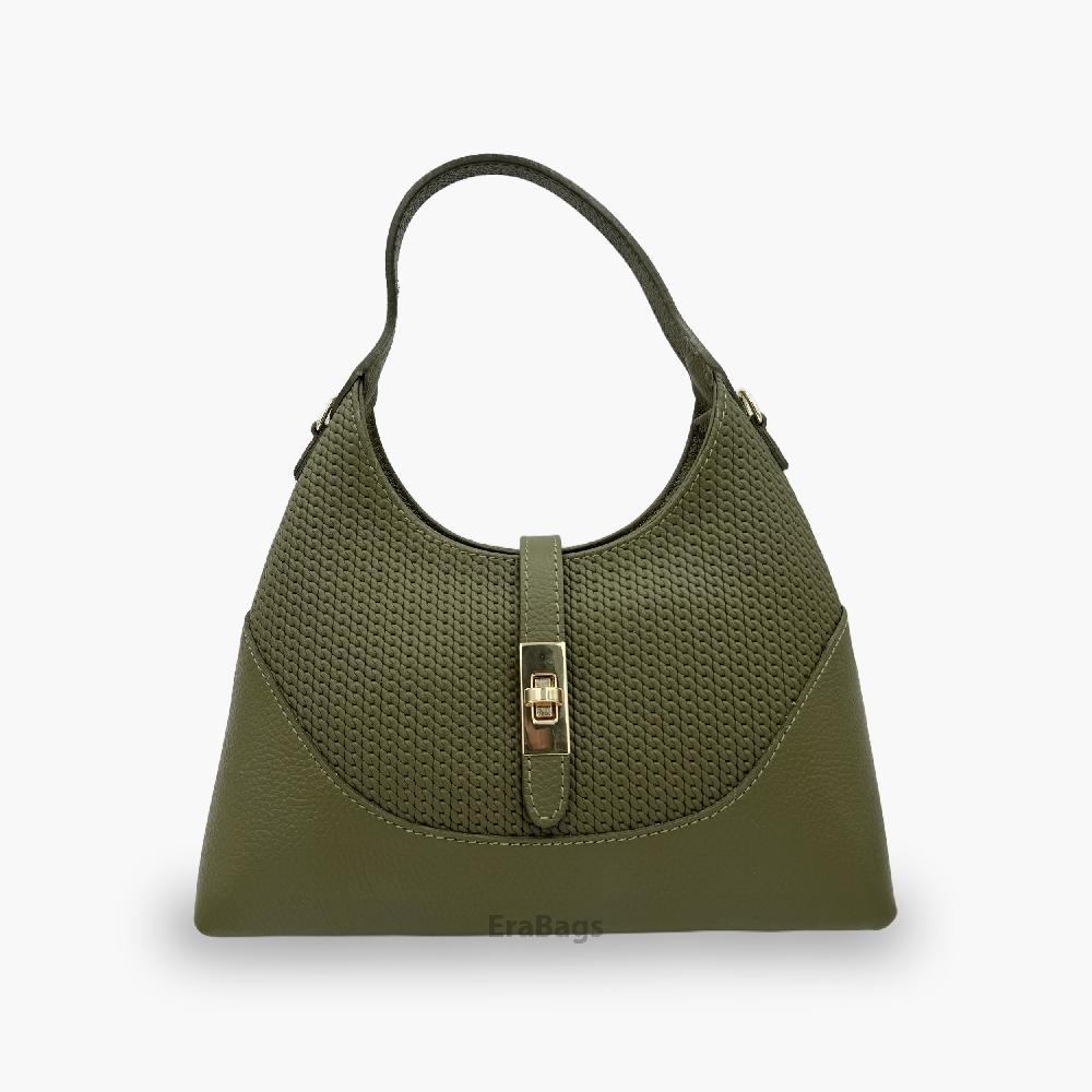 Shoulder Bag in Genuine Leather Made in Italy EB10044
