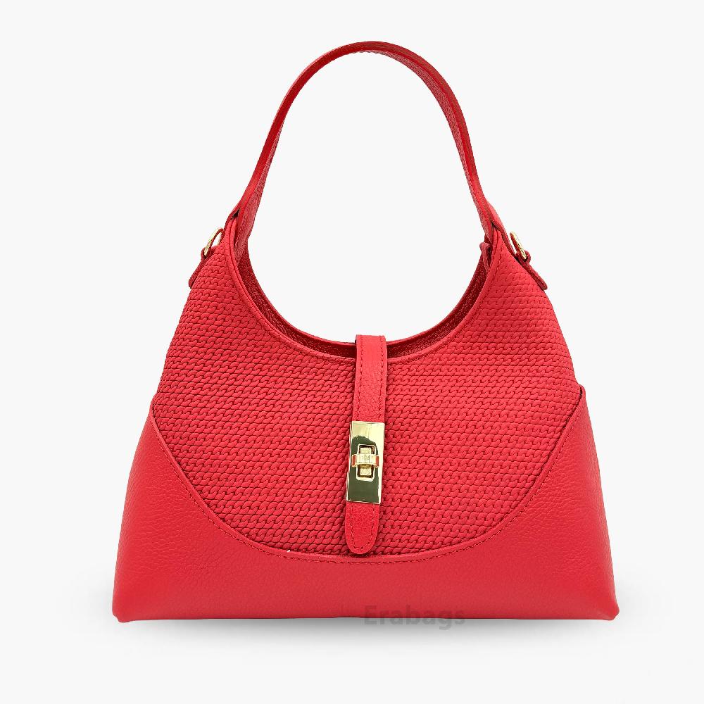 Borsa a spalla in vera pelle Made in Italy EB10044