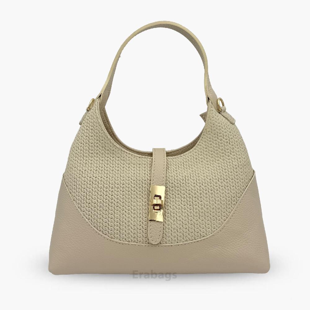 Borsa a spalla in vera pelle Made in Italy EB10044