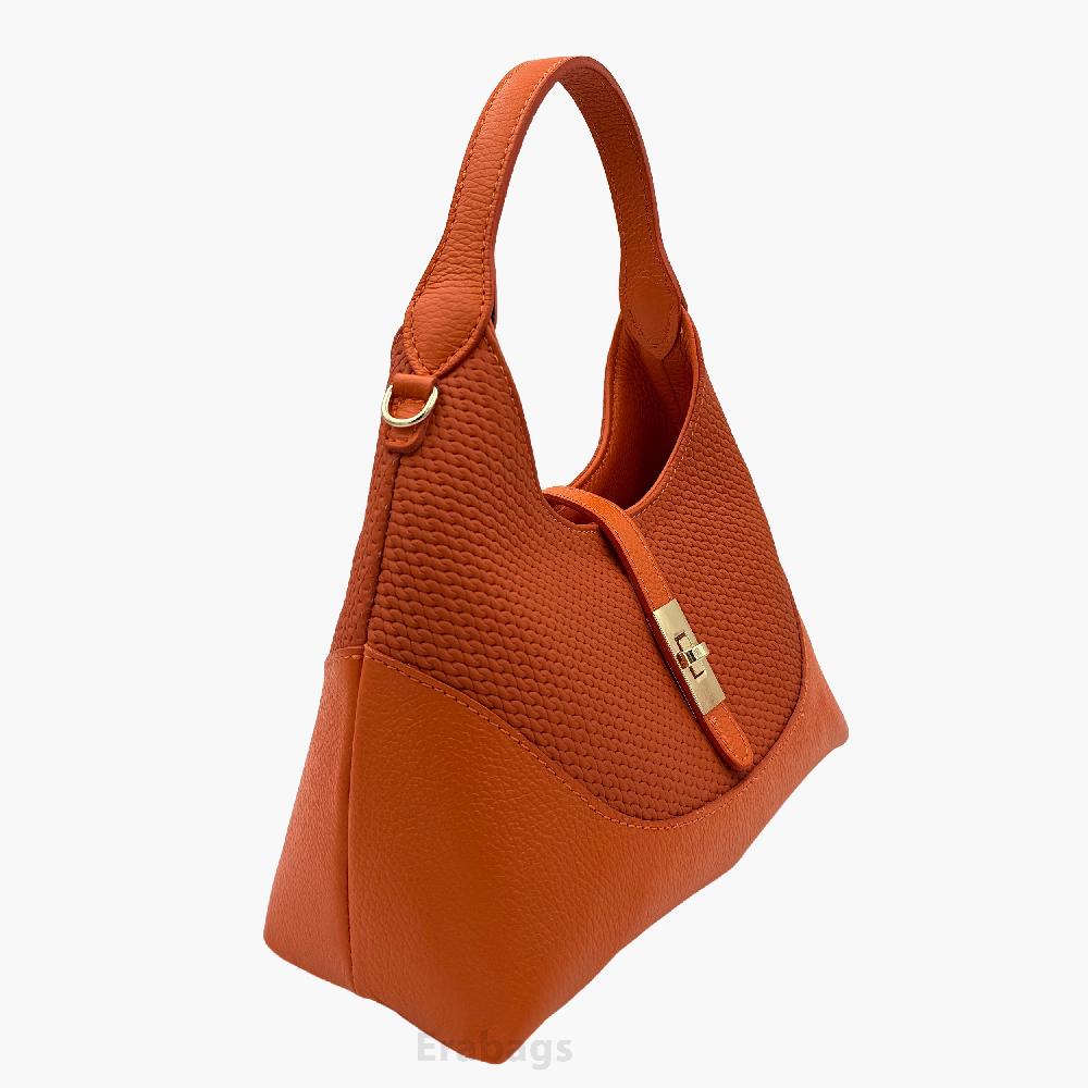 Borsa a spalla in vera pelle Made in Italy EB10044