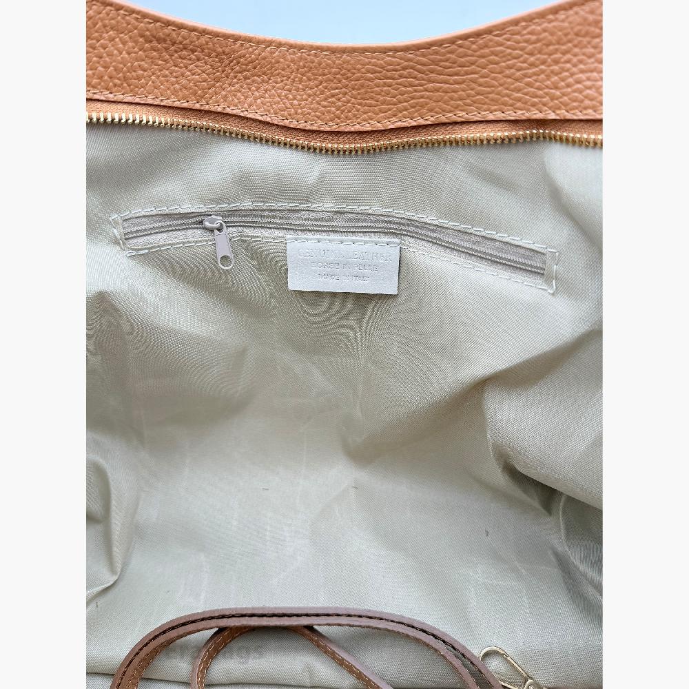 Borsa a spalla in vera pelle Made in Italy EB10045