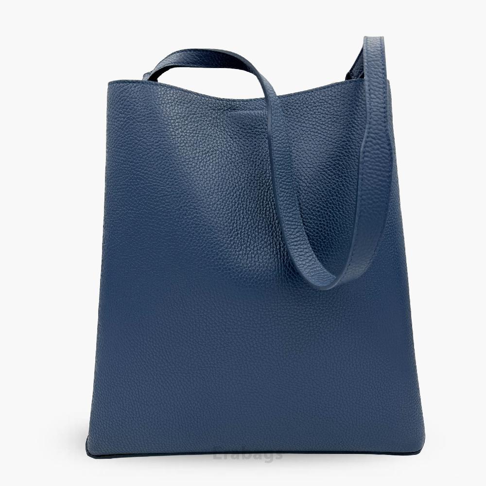 Schoudertas in echt leer Made in Italy EB10050