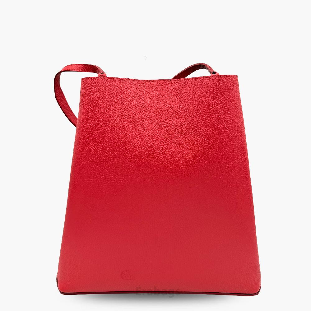 Schoudertas in echt leer Made in Italy EB10050