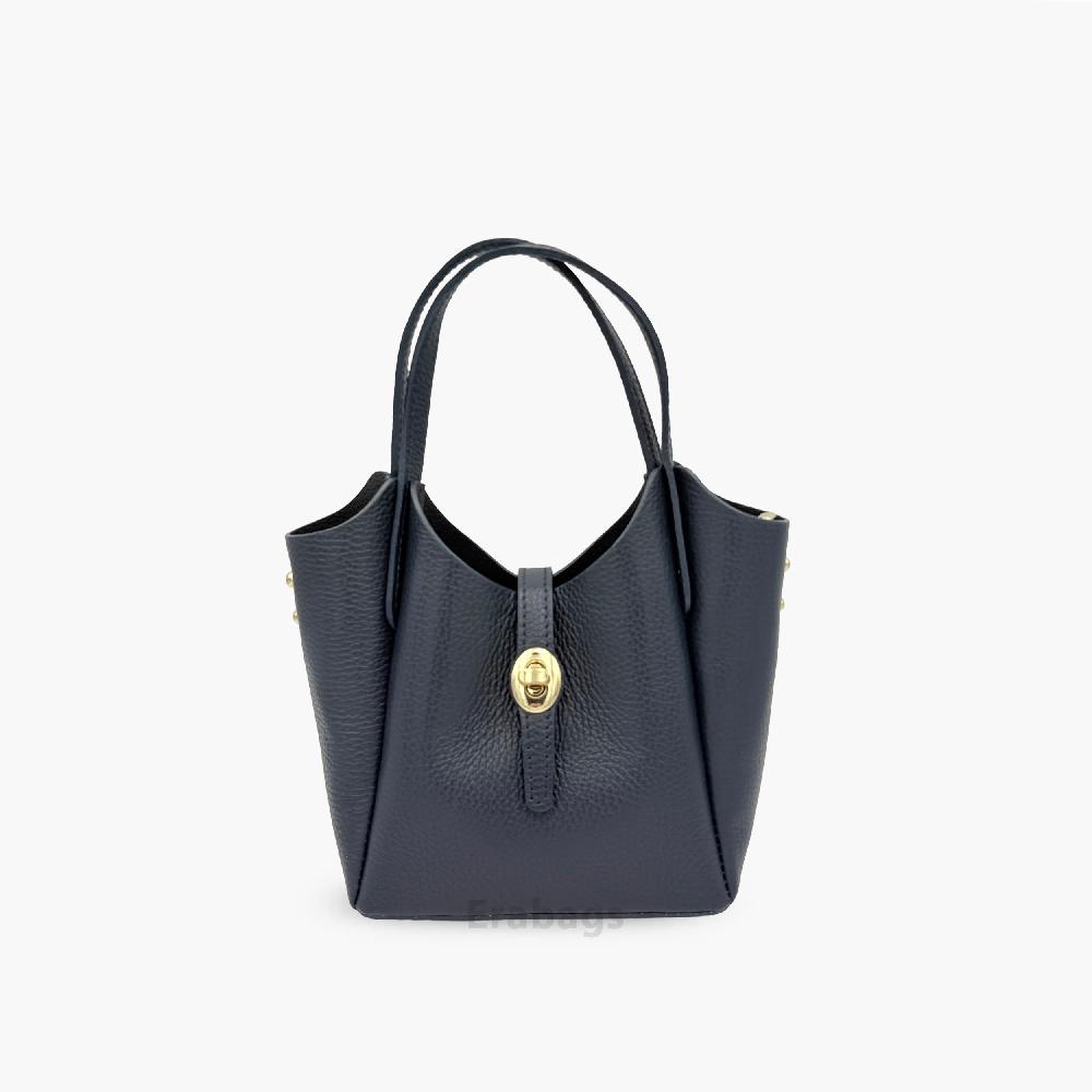 Handbag in Genuine Leather Made in Italy EB10056