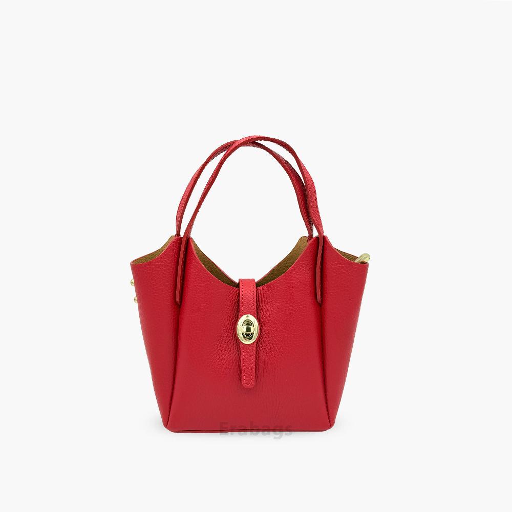 Handbag in Genuine Leather Made in Italy EB10056