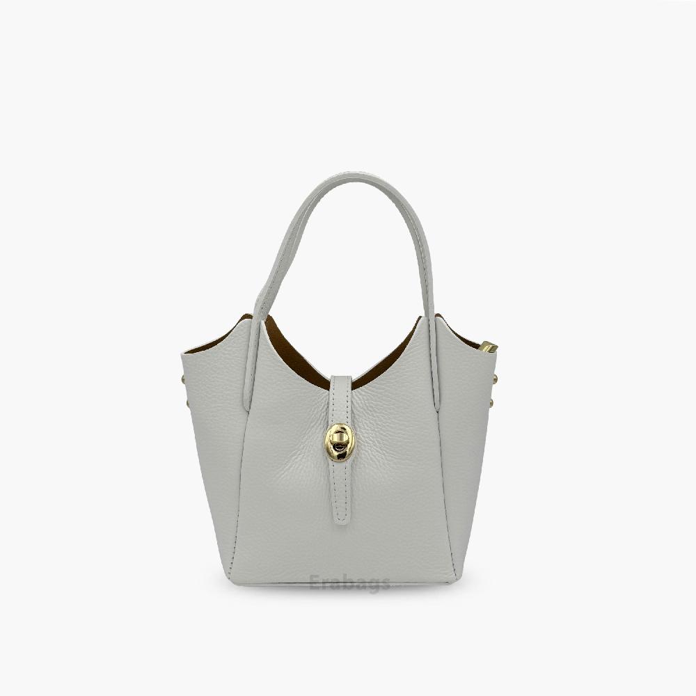 Handbag in Genuine Leather Made in Italy EB10056