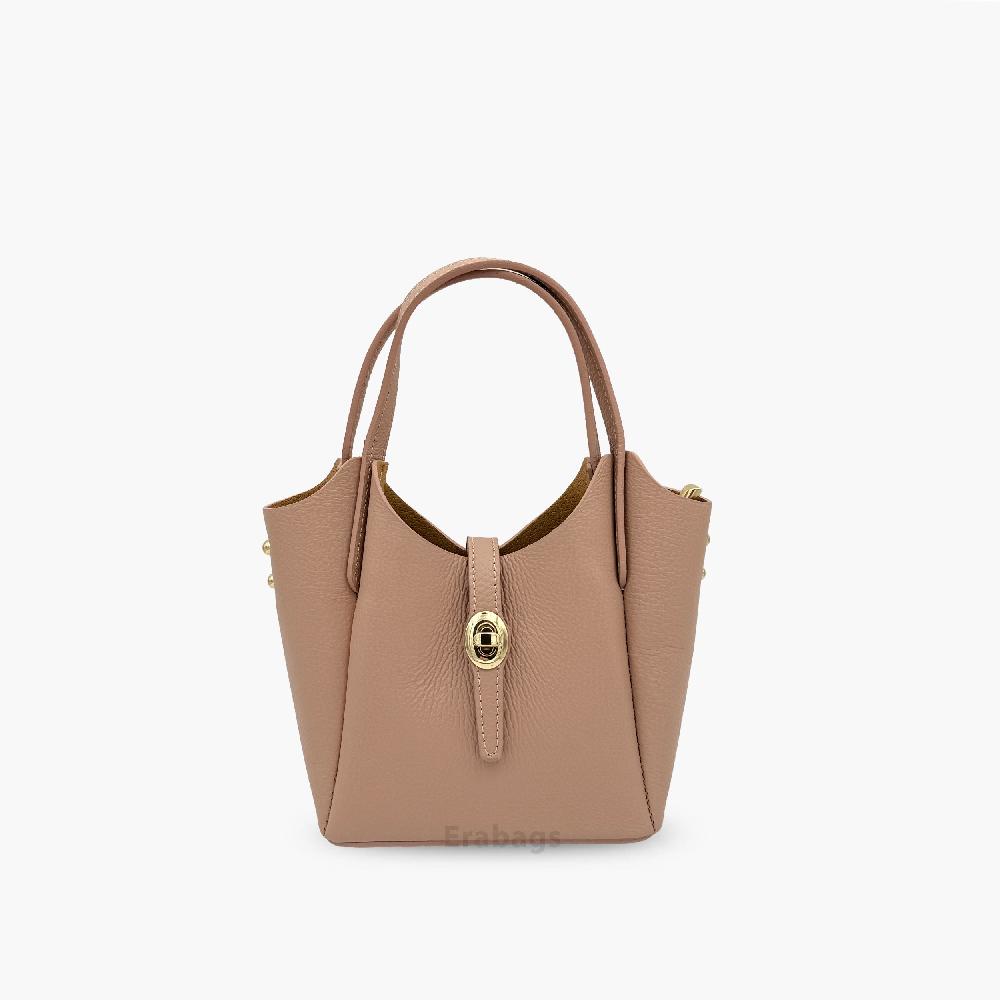 Handbag in Genuine Leather Made in Italy EB10056