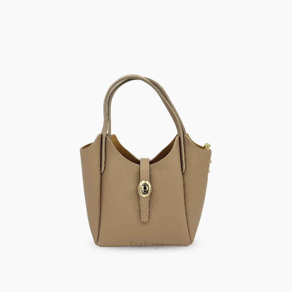 Handbag in Genuine Leather Made in Italy EB10056