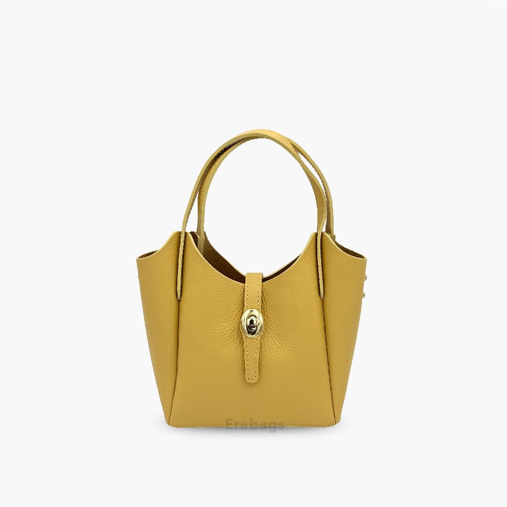 Handbag in Genuine Leather Made in Italy EB10056