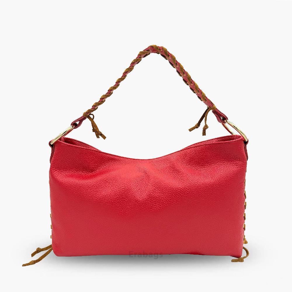 Borsa a spalla in vera pelle Made in Italy EB10058