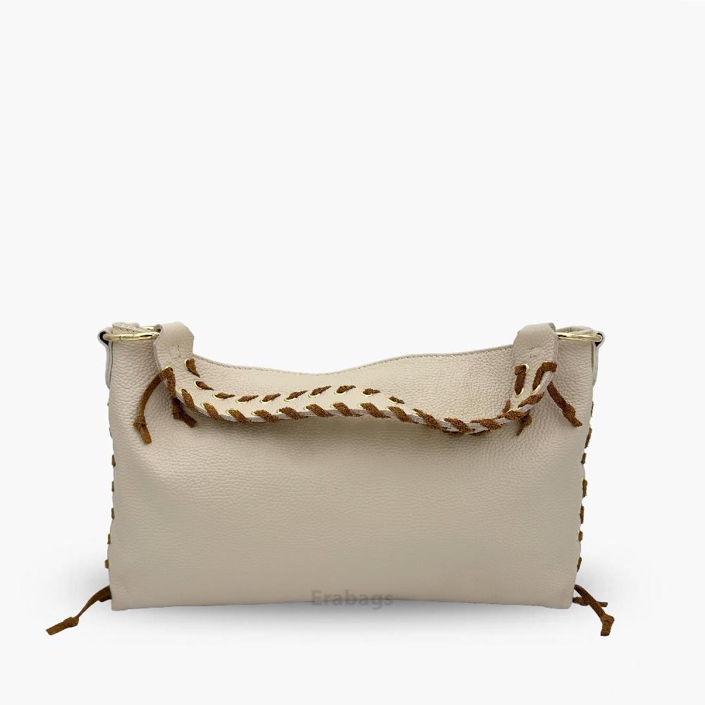 Borsa a spalla in vera pelle Made in Italy EB10058