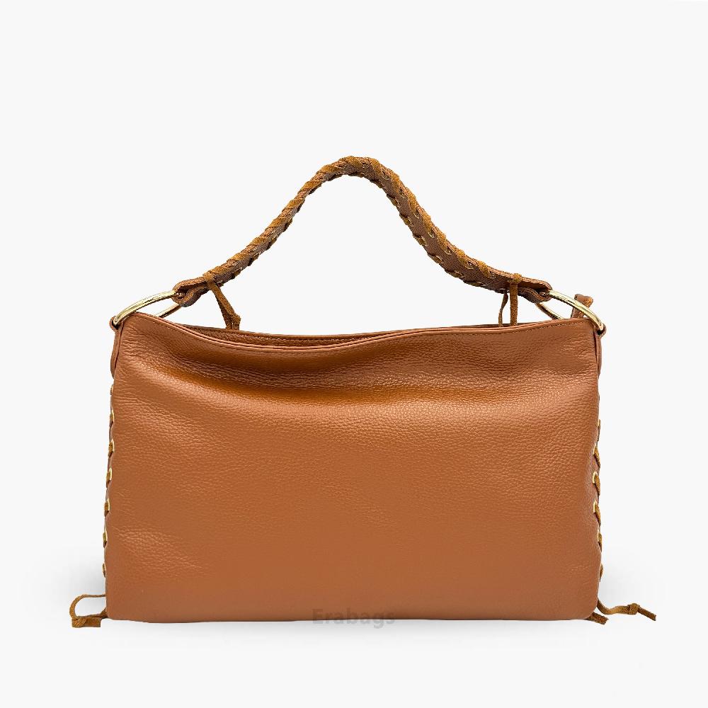 Borsa a spalla in vera pelle Made in Italy EB10058