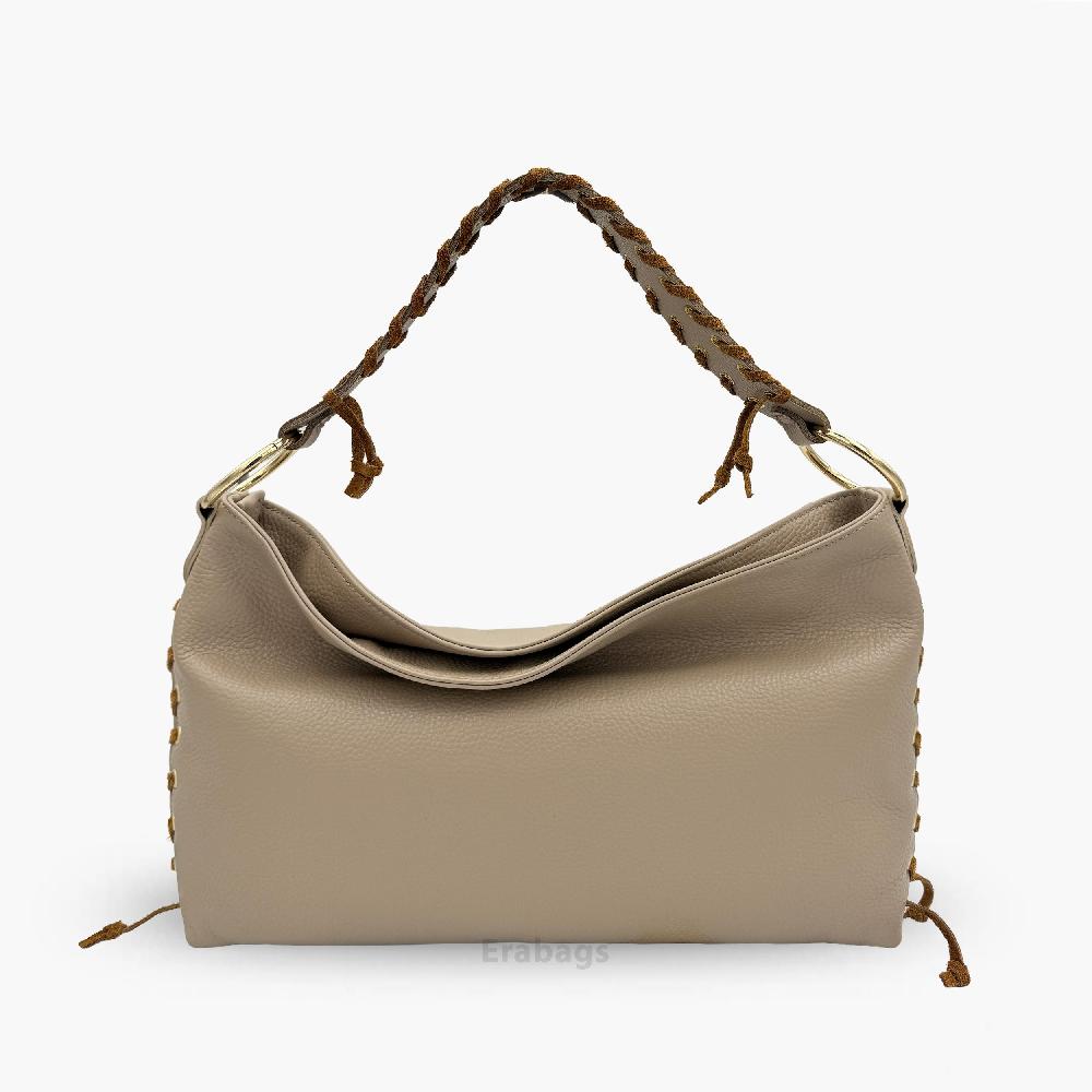 Borsa a spalla in vera pelle Made in Italy EB10058