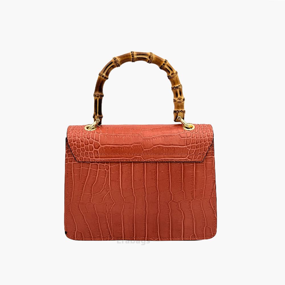 Handtasche aus echtem Leder Made in Italy EB10059