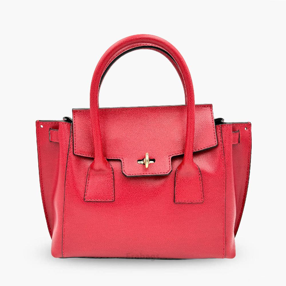 Handbag in Genuine Leather Made in Italy EB10066