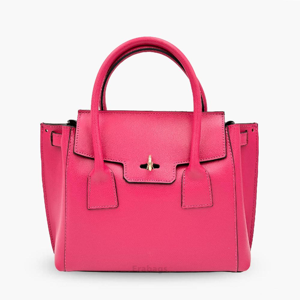 Handbag in Genuine Leather Made in Italy EB10066