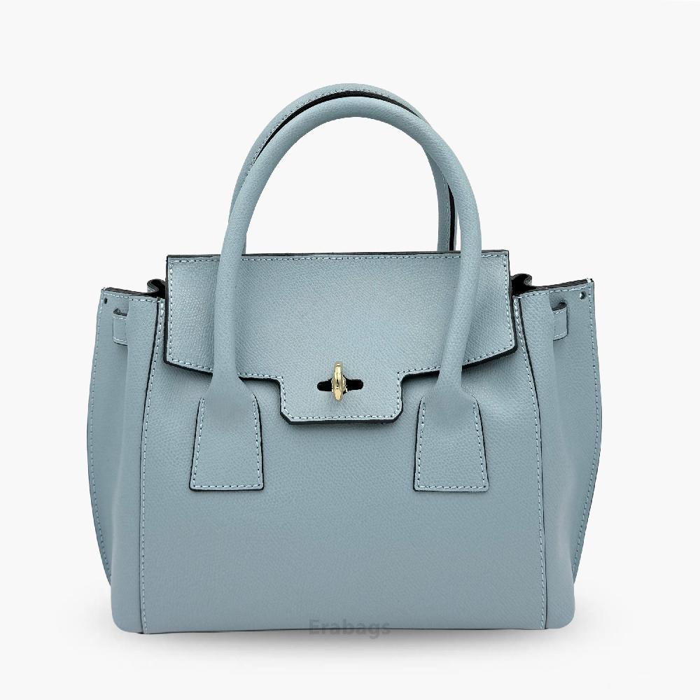 Handbag in Genuine Leather Made in Italy EB10066