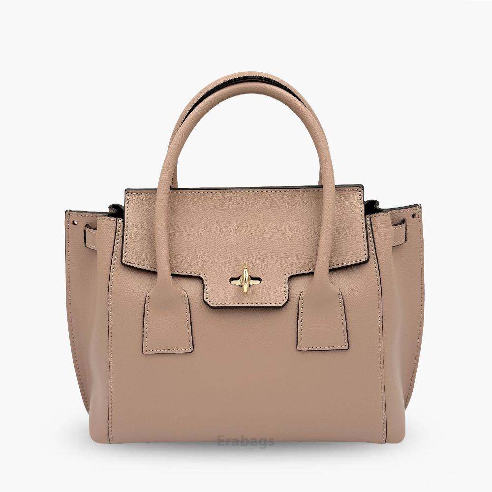 Handbag in Genuine Leather Made in Italy EB10066