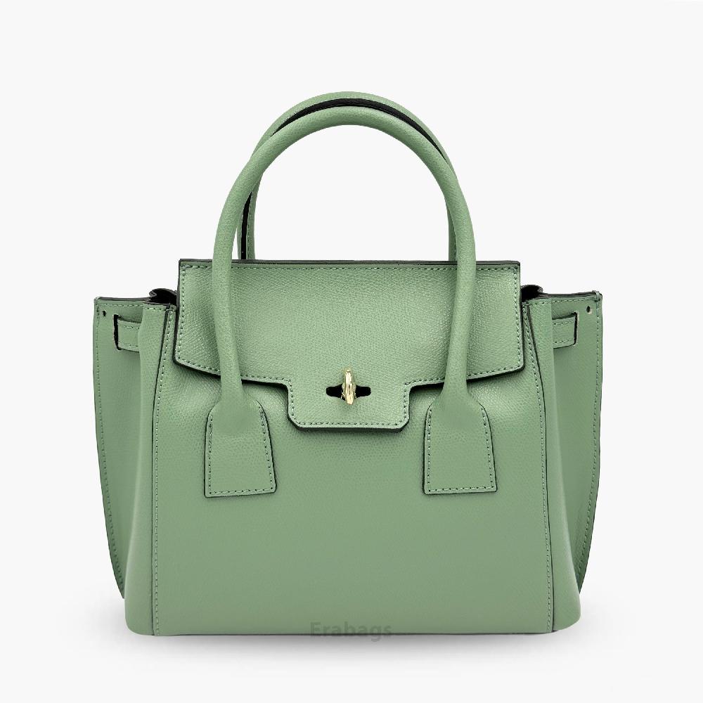 Handbag in Genuine Leather Made in Italy EB10066