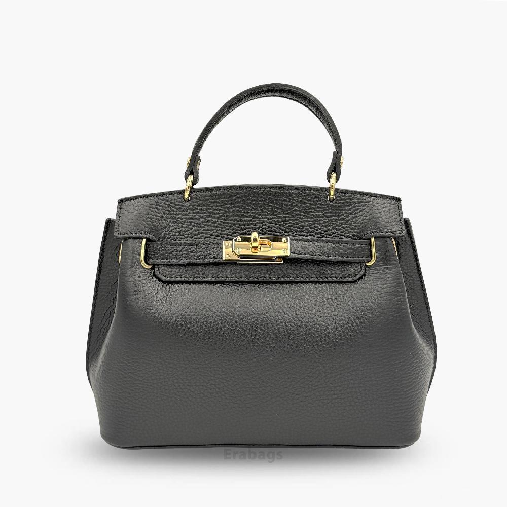 Handbag in Genuine Leather Made in Italy EB10067