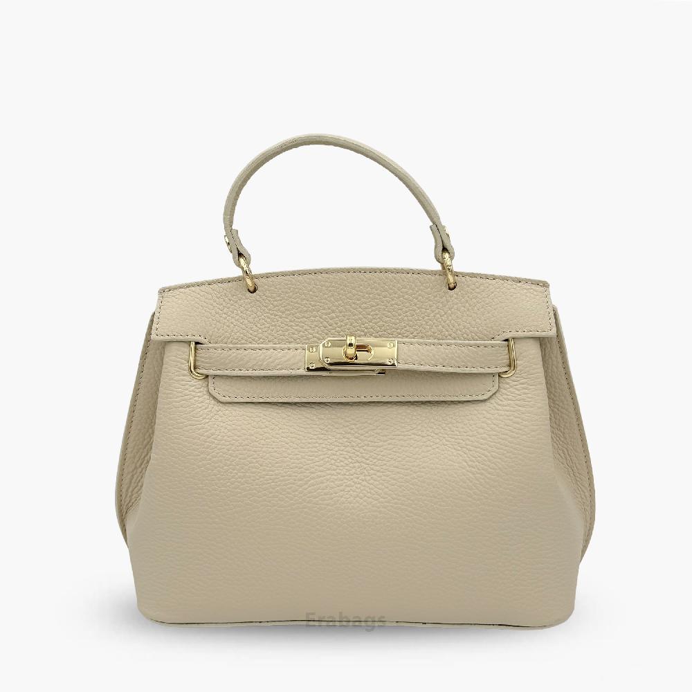 Handbag in Genuine Leather Made in Italy EB10067