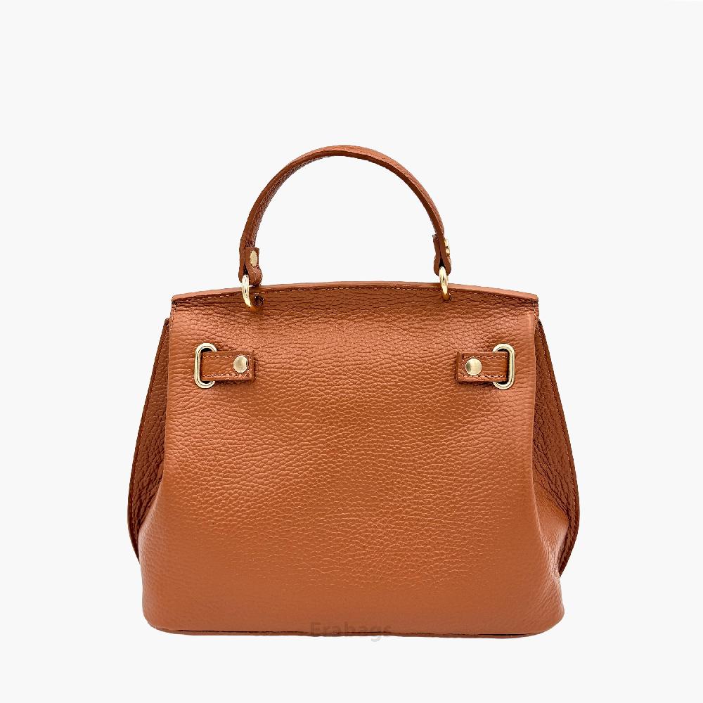 Handbag in Genuine Leather Made in Italy EB10067