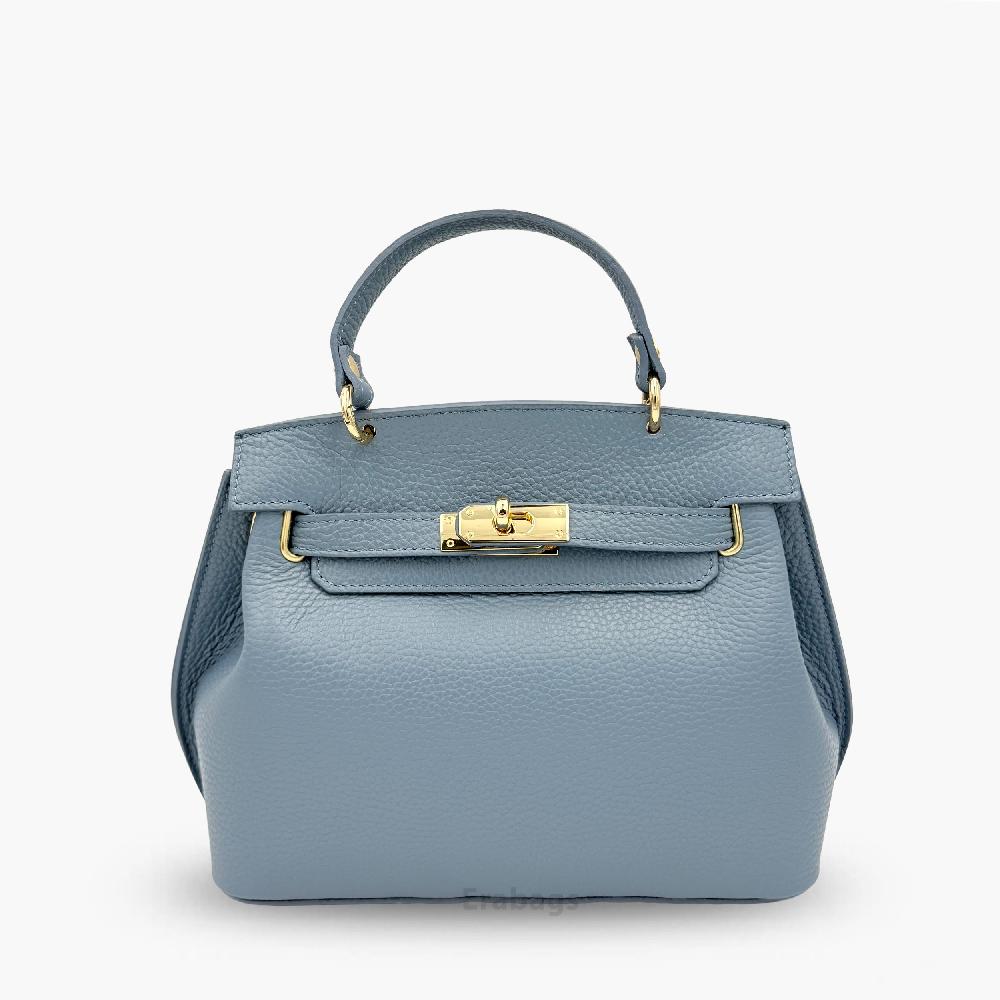 Handbag in Genuine Leather Made in Italy EB10067