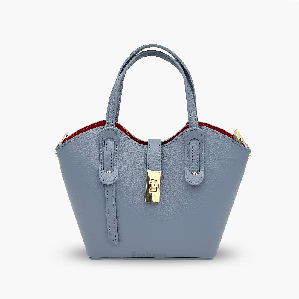 Handtas van echt leer gemaakt in Italië EB10072