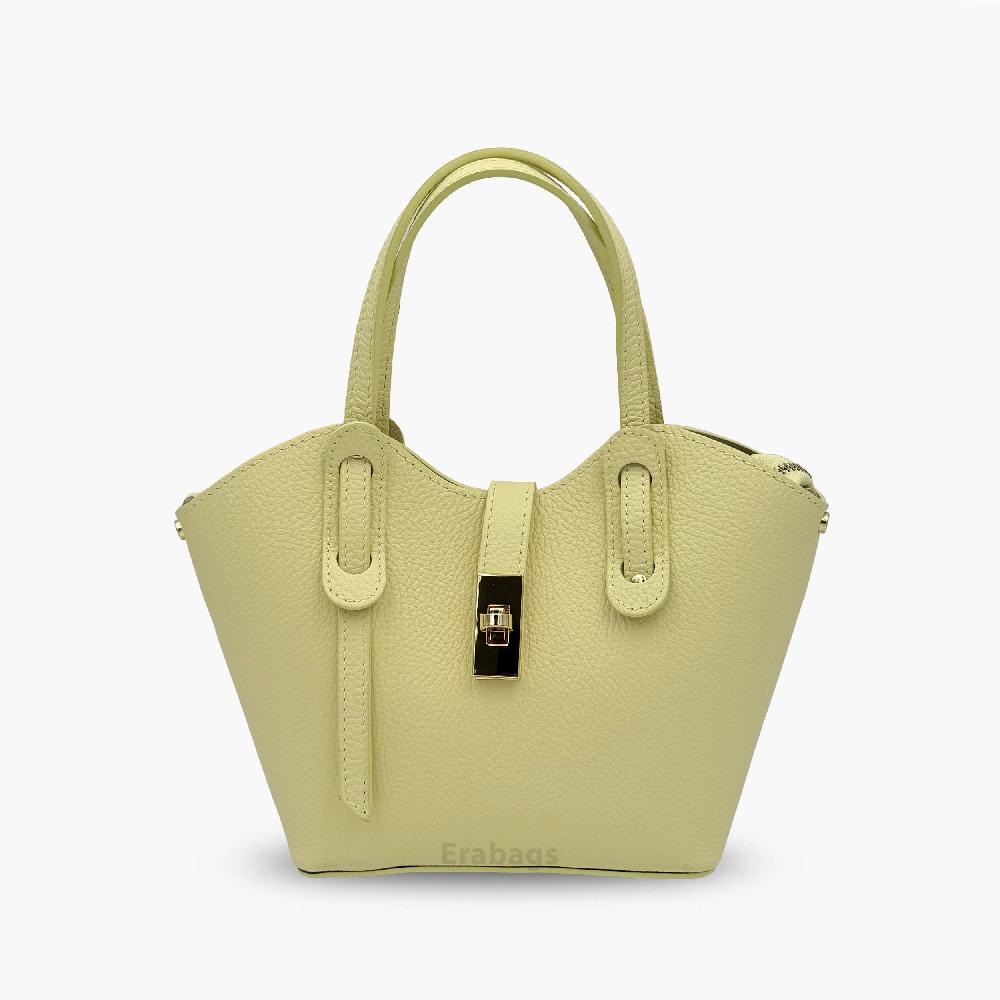 Handtas van echt leer gemaakt in Italië EB10072