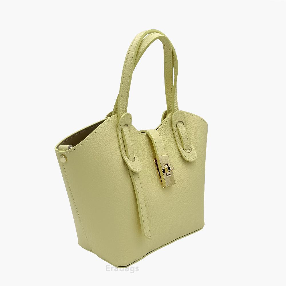 Handtas van echt leer gemaakt in Italië EB10072