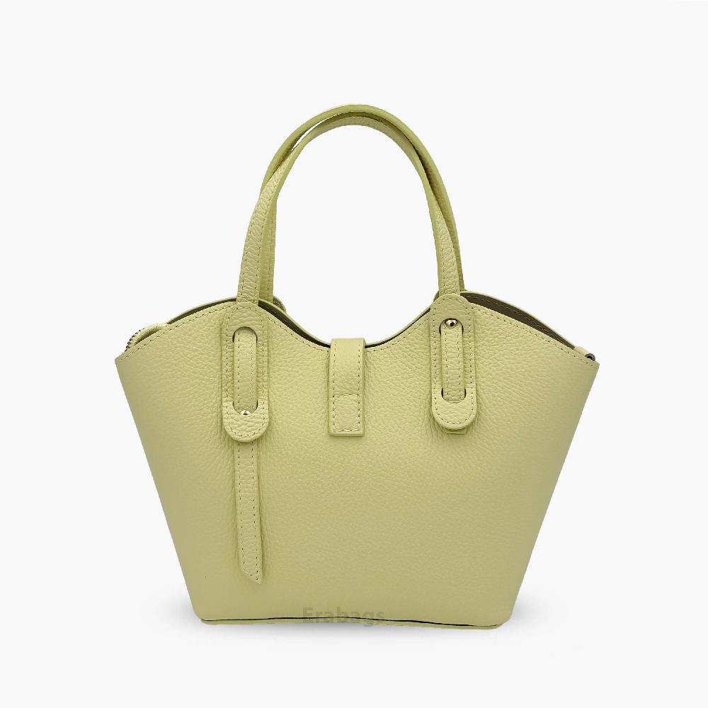 Handtas van echt leer gemaakt in Italië EB10072