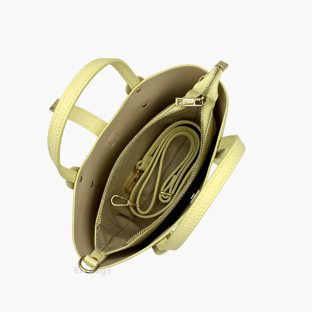 Handtas van echt leer gemaakt in Italië EB10072