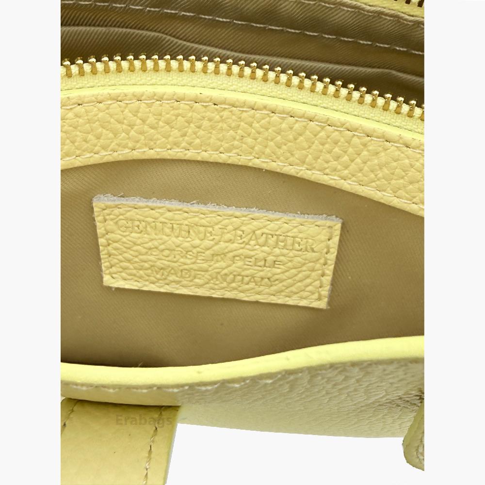 Handtas van echt leer gemaakt in Italië EB10072