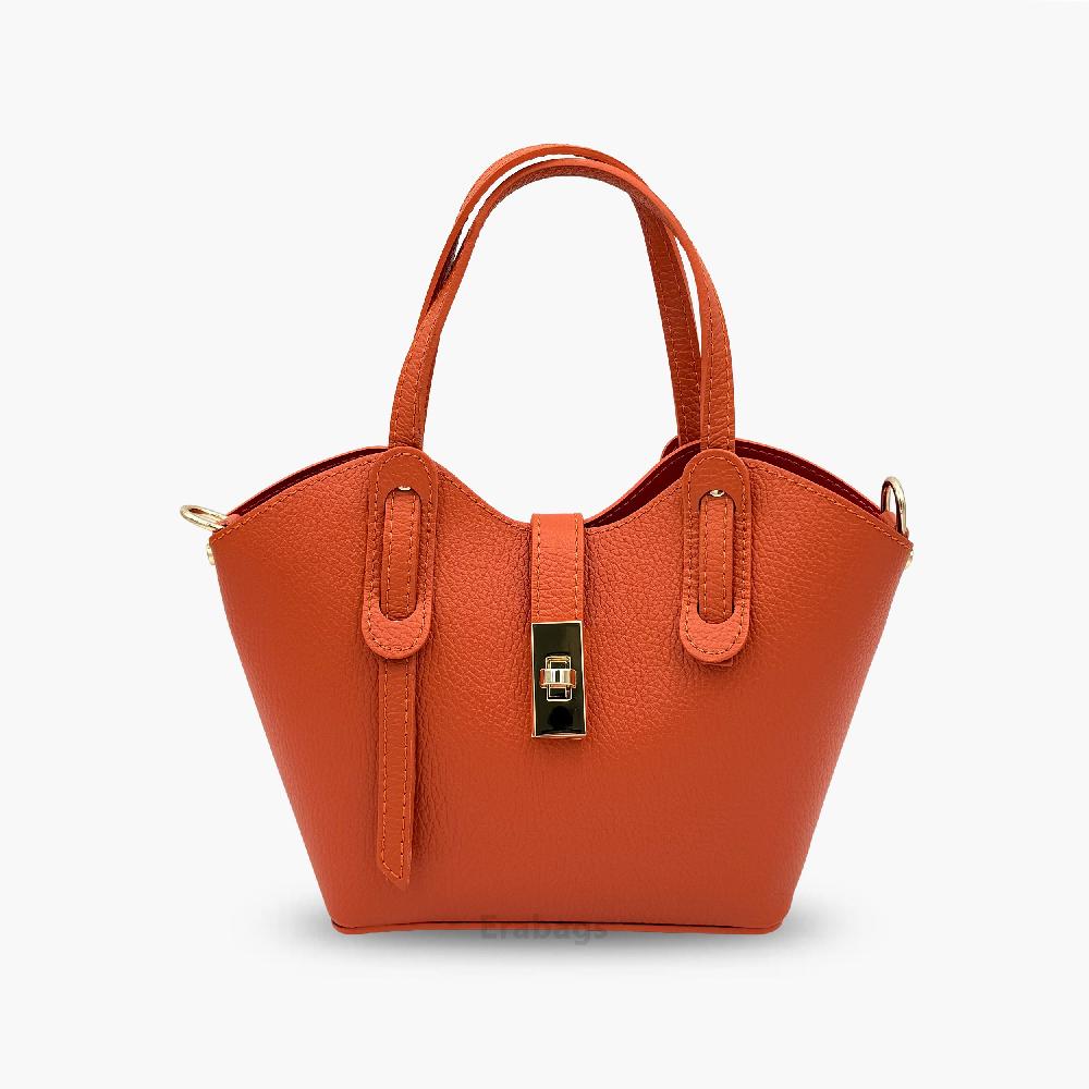 Handtas van echt leer gemaakt in Italië EB10072