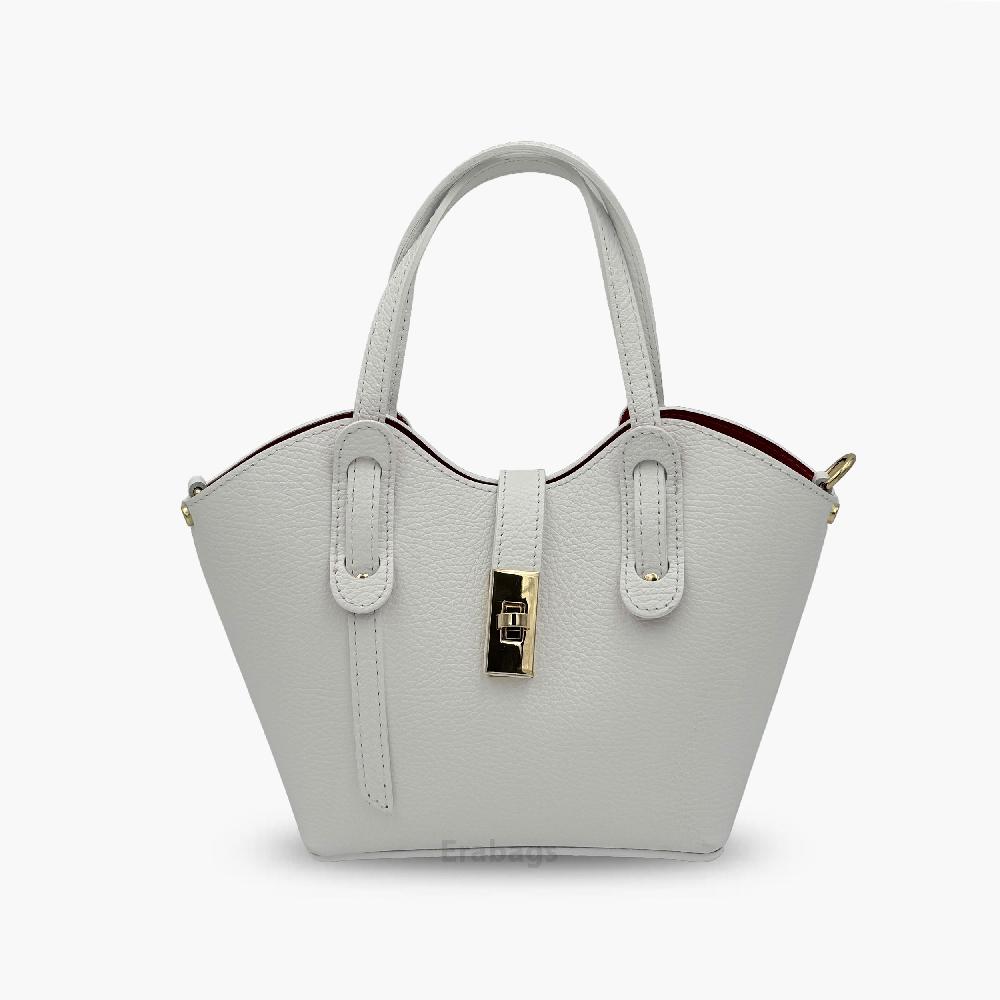 Handtas van echt leer gemaakt in Italië EB10072