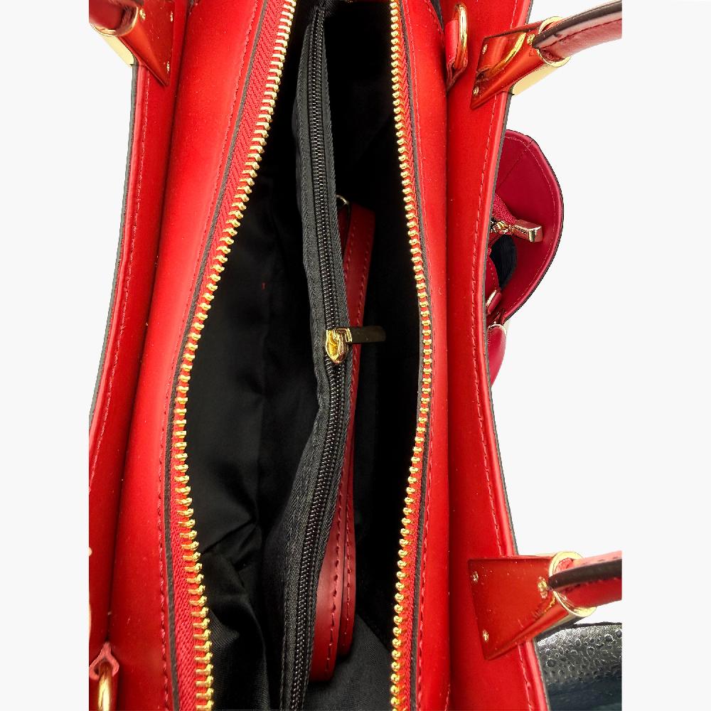 Handtas in echt leer Gemaakt in Italië EB10073