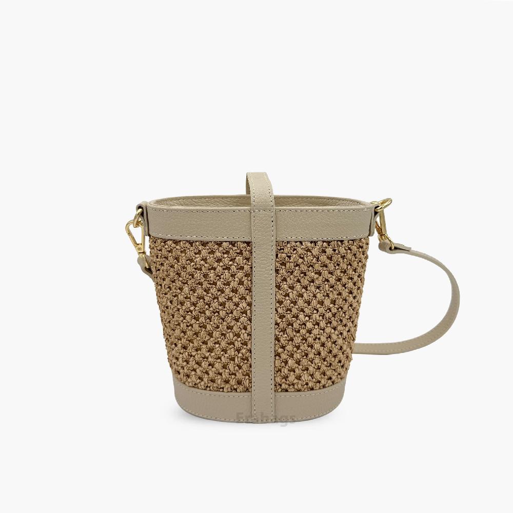 Umhängetasche aus echtem Leder Made in Italy EB10074