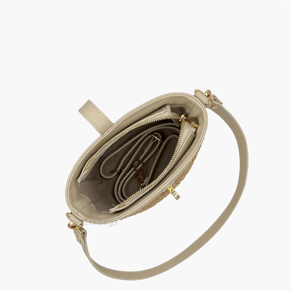 Umhängetasche aus echtem Leder Made in Italy EB10074