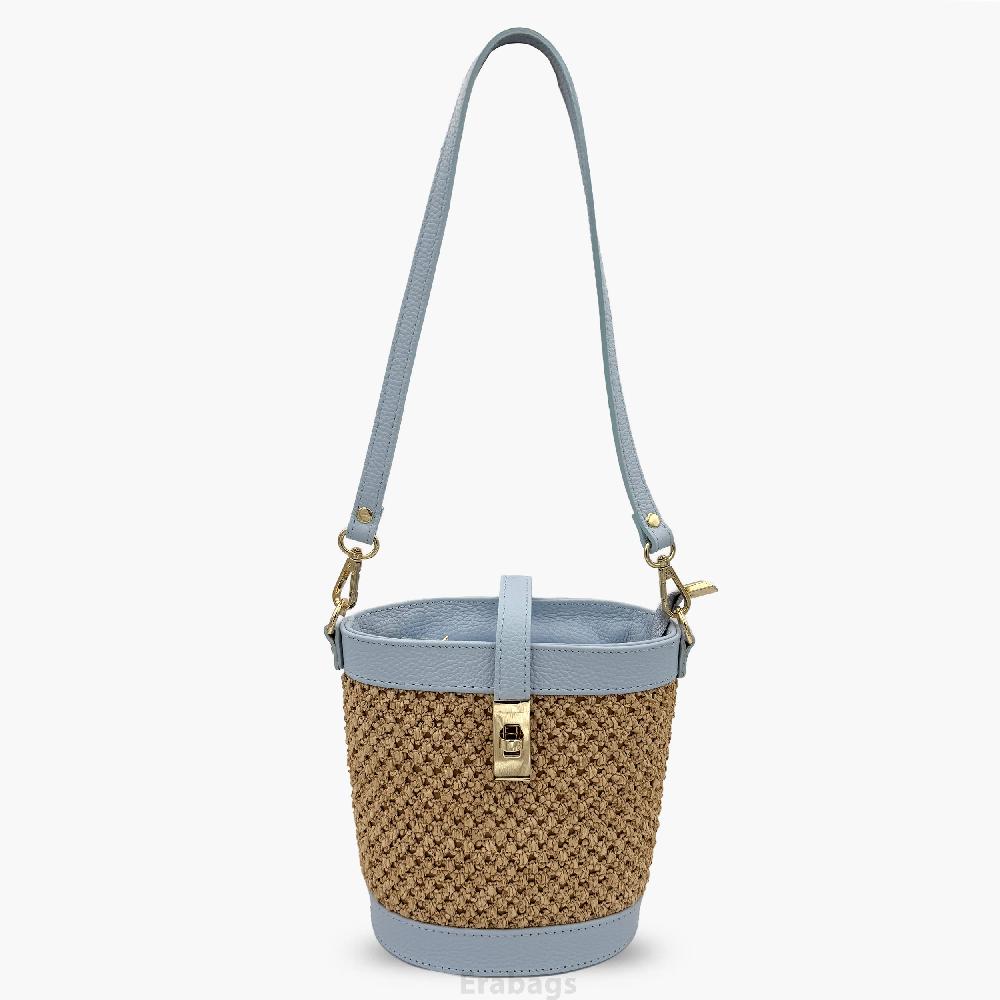 Umhängetasche aus echtem Leder Made in Italy EB10074