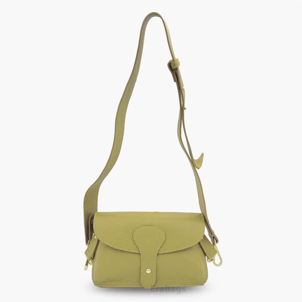 Messenger Bag aus echtem Leder Made in Italy EB10075